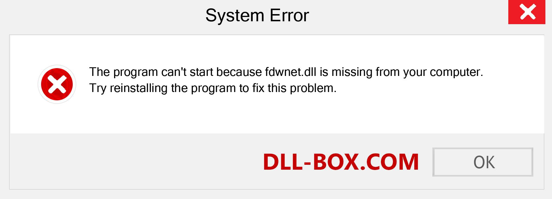  fdwnet.dll file is missing?. Download for Windows 7, 8, 10 - Fix  fdwnet dll Missing Error on Windows, photos, images